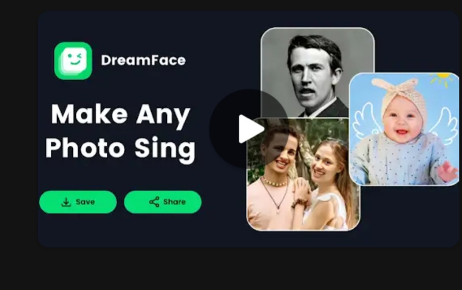 DreamFace is a photo animation app! STO