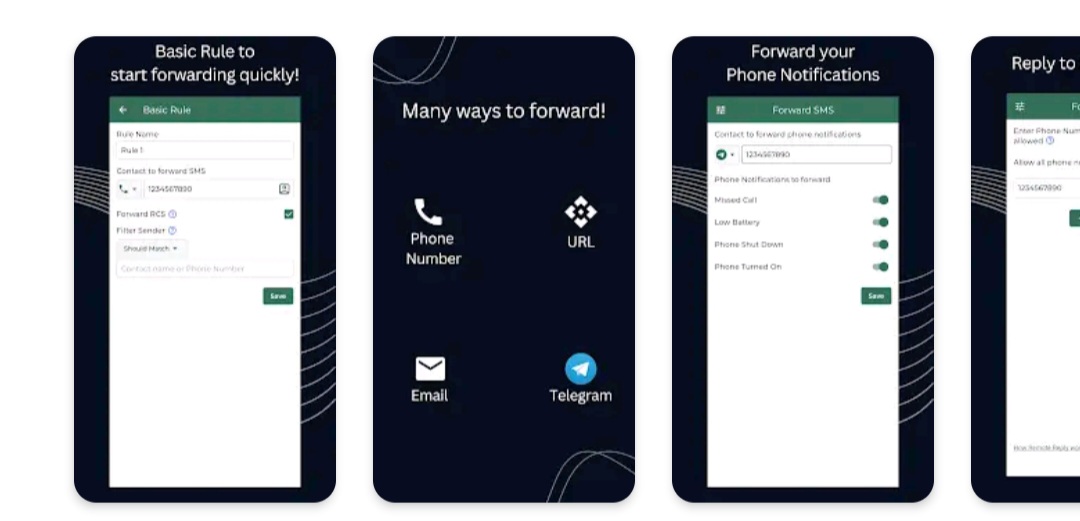 This SMS Forwarder app SMS