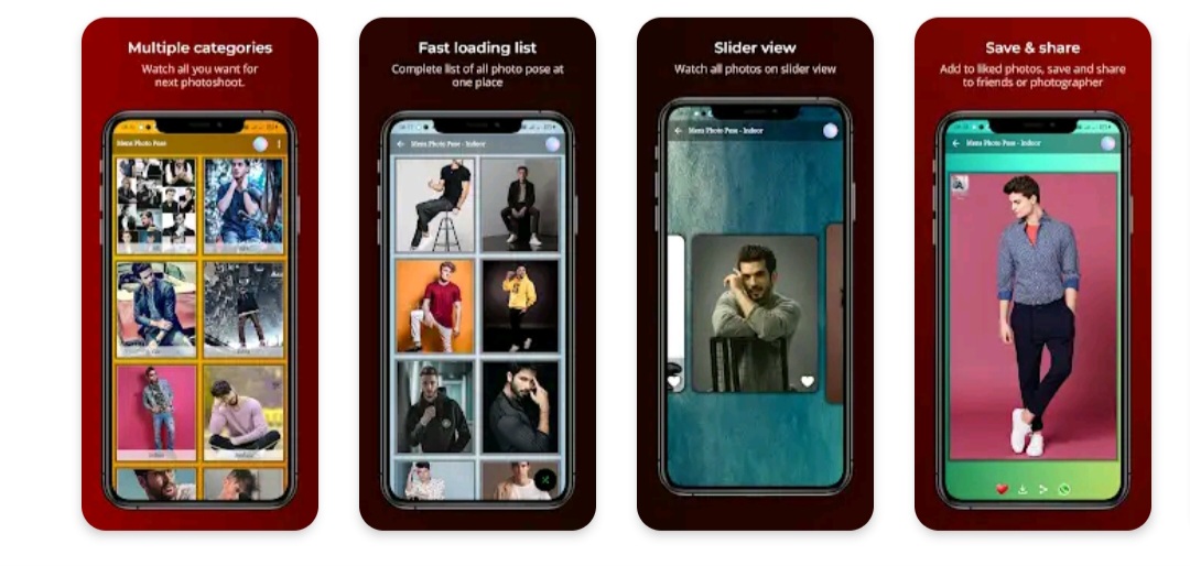 Watch, learn and upload Men’s photo poses.PPS