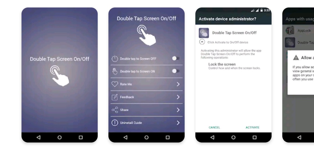 Double Tap to Screen On or Double Tap T003