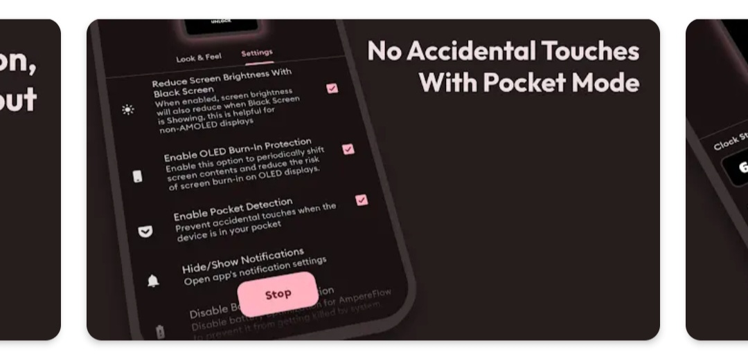 This helps to save battery in AMOLED BB1