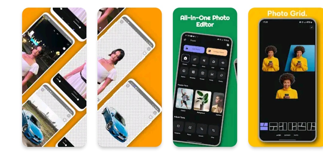 Edit photos, make collages & apply neon, glitch & modern effects! PP2