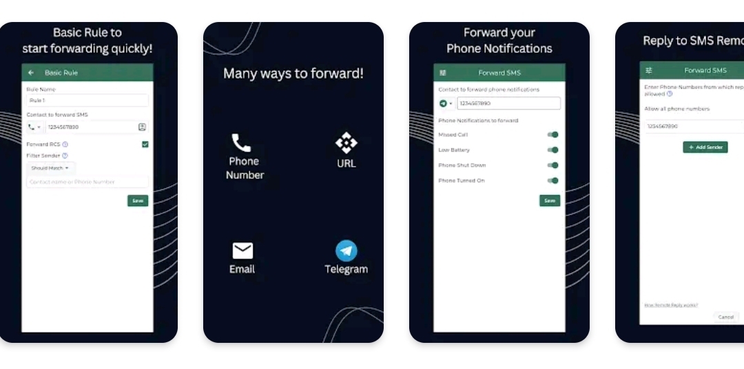 Automatically synchronize SMS