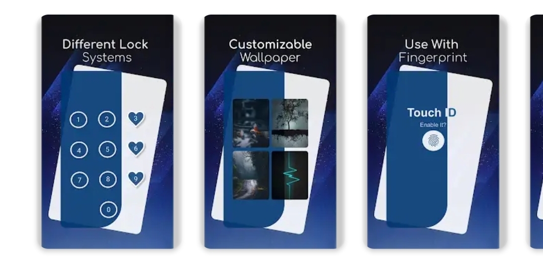 Amazing and unique way To lock your phone with Lock Screen – Time AM1