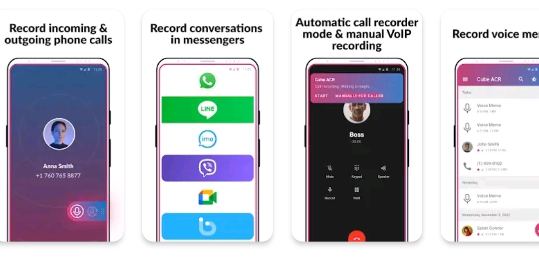 Call recorder, Record phone calls,CRA